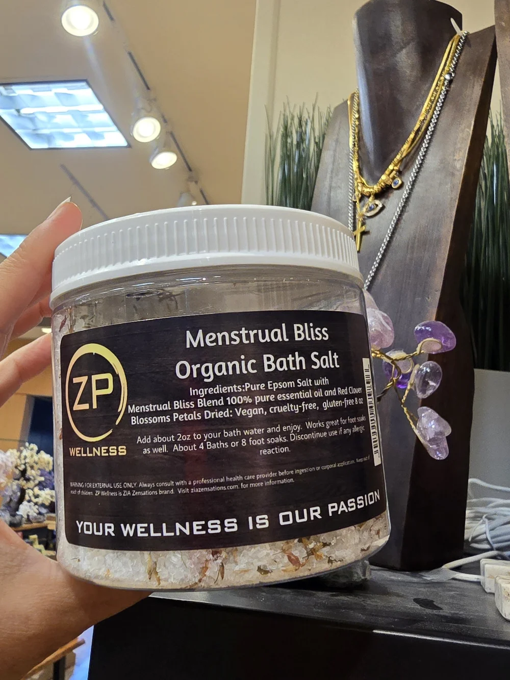 Menstrual Bliss Organic Bath Salt - Pain Relief